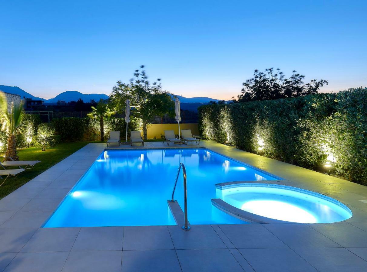 Castello Villa Daphnes - Private Pool & Whirlpool Dhafnes Exterior photo